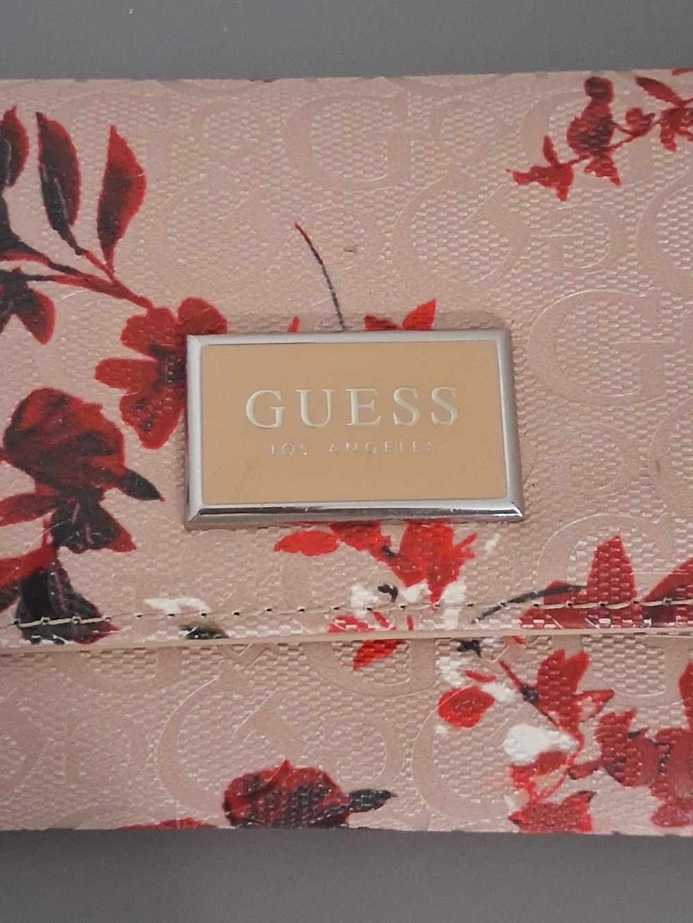 GUESS Pink Floral Women's Wallet